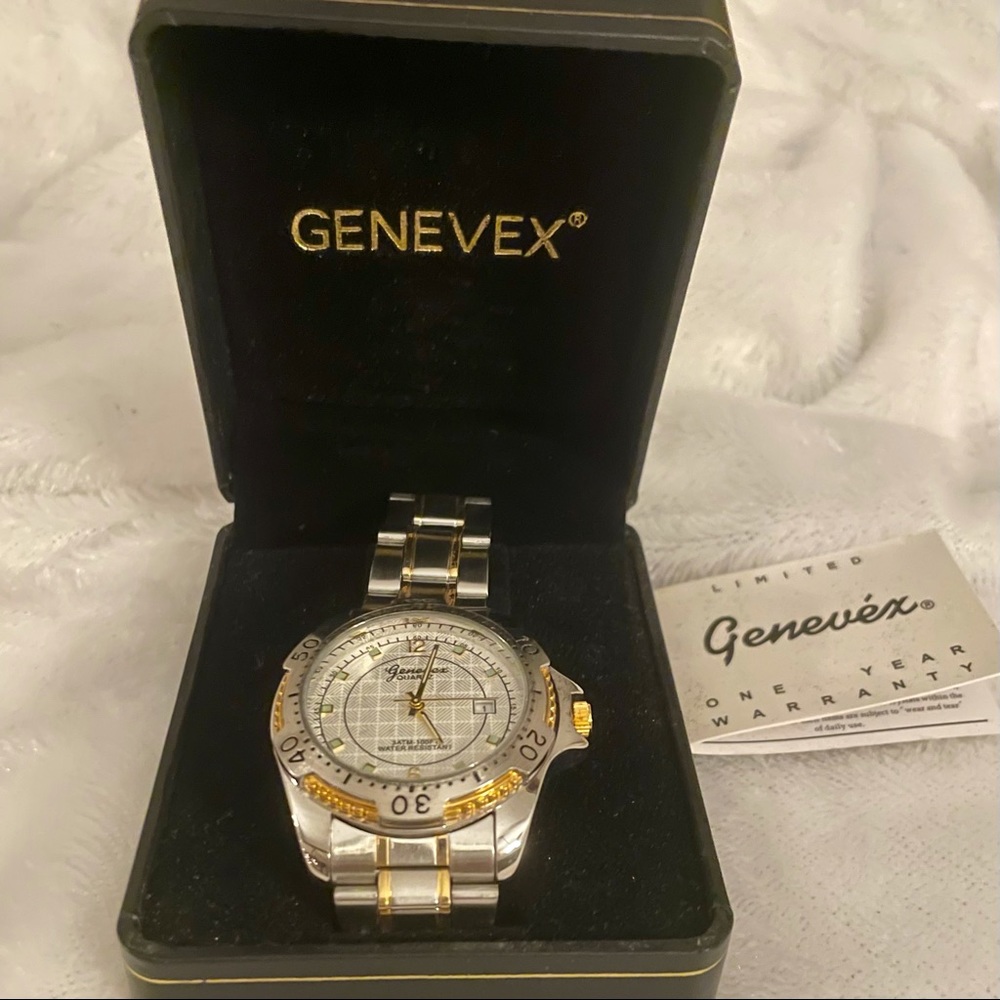 Genevex Men’s Water Resistant Watch